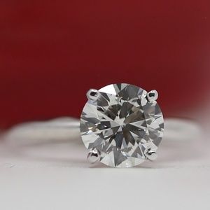 2.04 Carat Diamond 14k Gold Engagement Ring